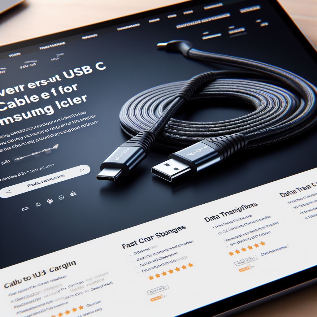 Discover the Best C to C Cable for Samsung Devices